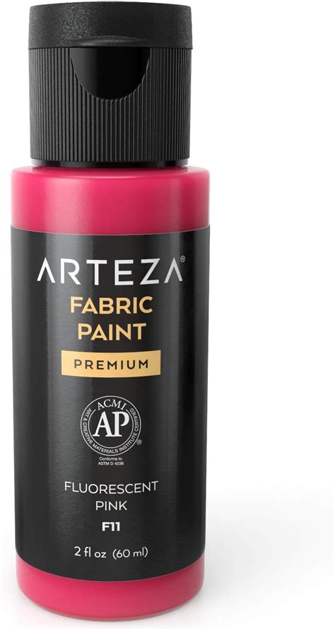 pink metallic fabric paint|arteza permanent fabric paint.